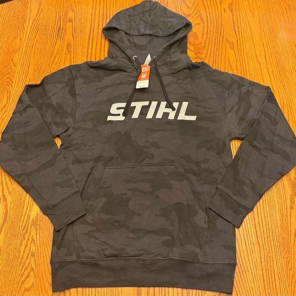 Stihl Other - STIHL Black Camouflage Hoodie Sweatshirt